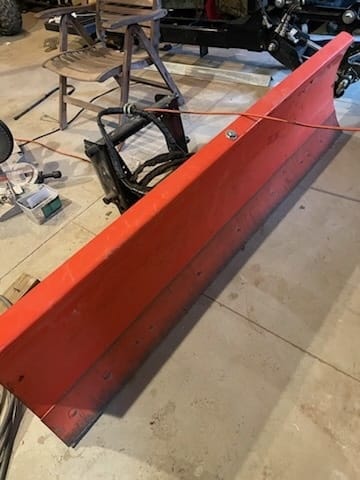 KUBOTA L4486 84″ SNOW BLADE AND L4455A L60 SUBFRAME