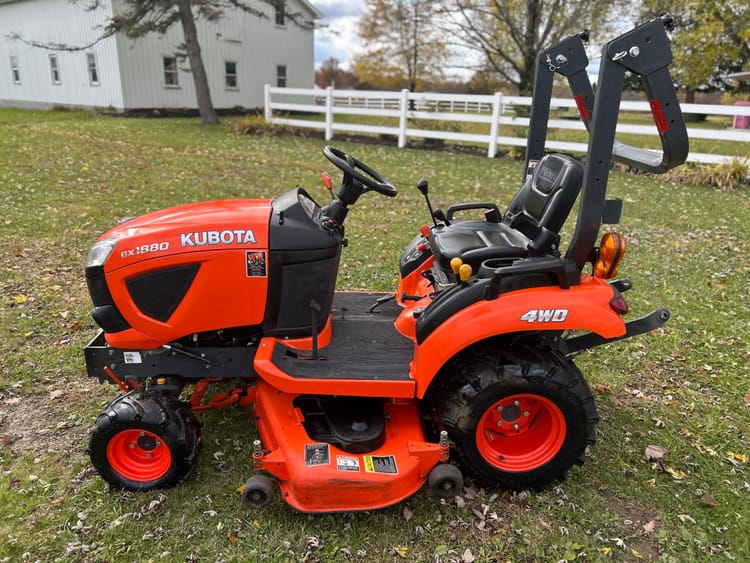GOOD 2018 KUBOTA BX1880 & 54″ MOWER